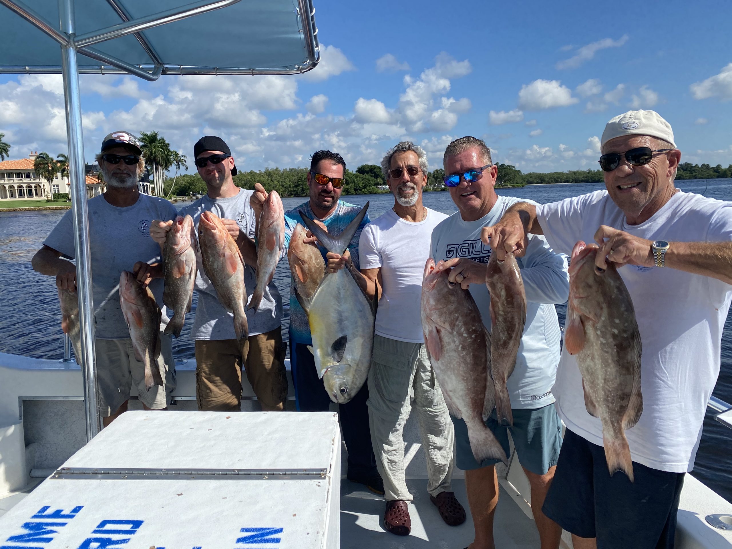 Anglers with fish caught in Naples FL